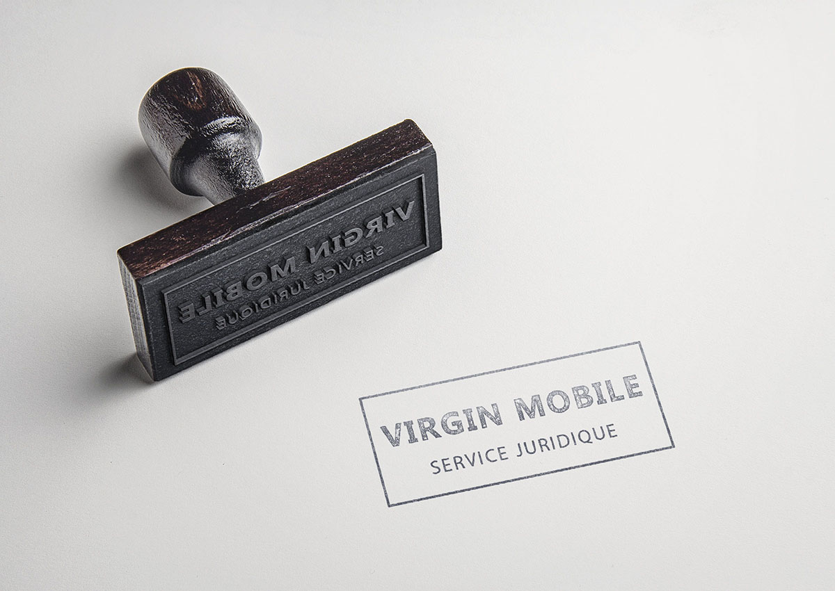 Tampon service juridique Virgin mobile